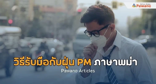 วิธีรับมือกับฝุ่น PM ภาษาพม่า 