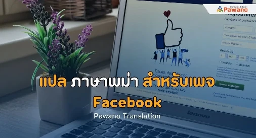 แปลข้อความโพสต์เพจเฟซบุค ภาษาพม่า 